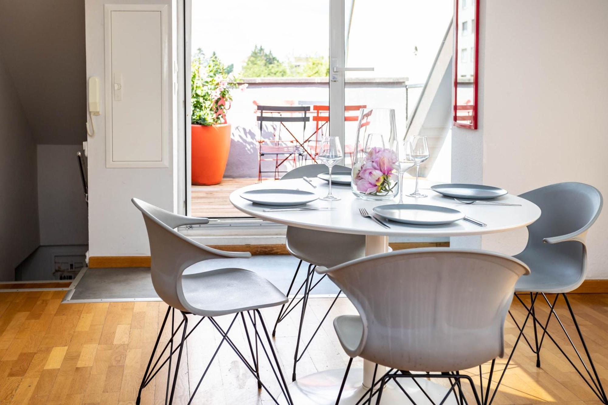 Le Balcon Fleuri Centre Robertsau Tram Jardiniers Strasbourg